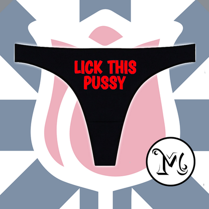 Lick This Pussy Panties