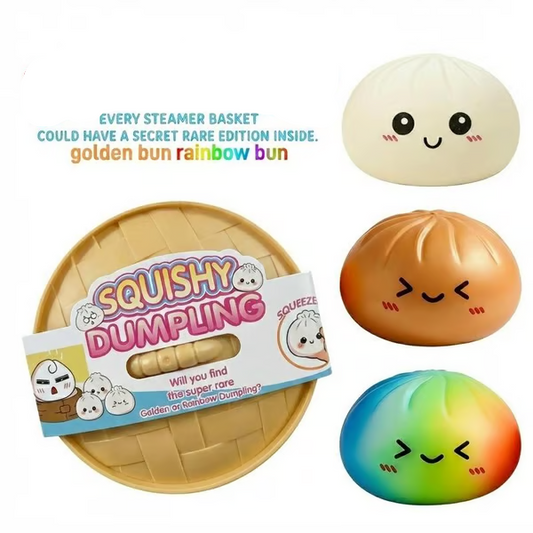 Expressive Dumpling Squishy -Fidget Toy