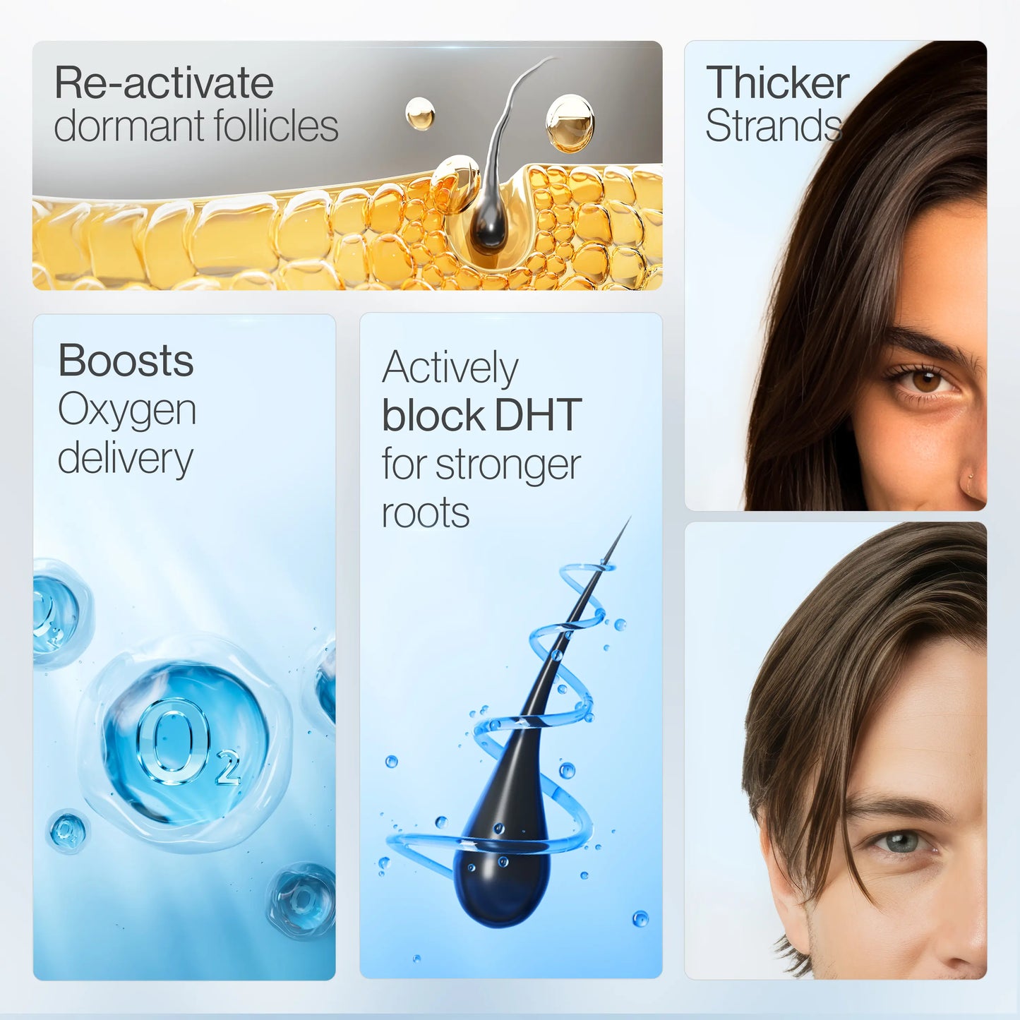 Be Bodywise Hair Growth Roll-On Serum | 3% Rosemary, Redensyl & AnaGain