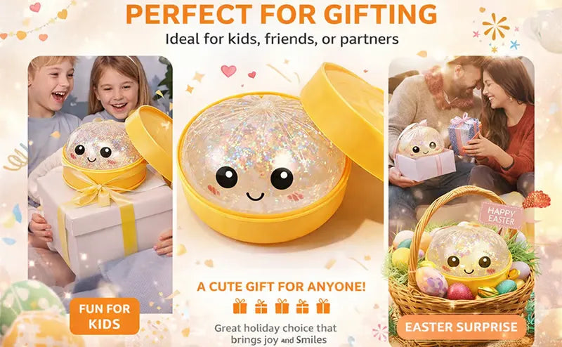 Expressive Dumpling Squishy -Fidget Toy