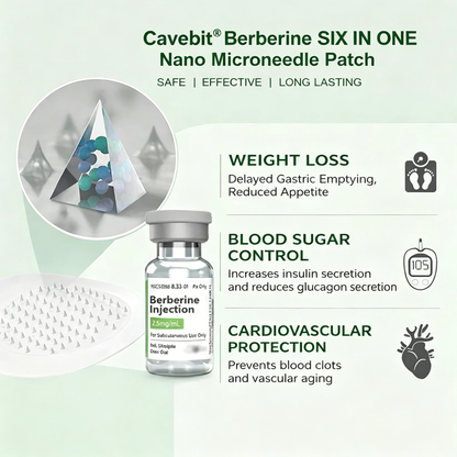 New 2026 Upgrade:  Berberine 6-in-1 Nano Microneedle 𝖯𝚊𝗍𝖼𝗁 with Science-Backed Formula