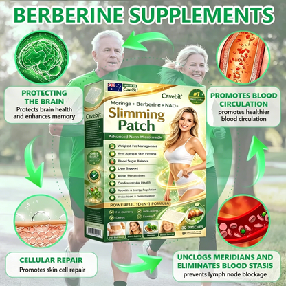 New 2026 Upgrade:  Berberine 6-in-1 Nano Microneedle 𝖯𝚊𝗍𝖼𝗁 with Science-Backed Formula