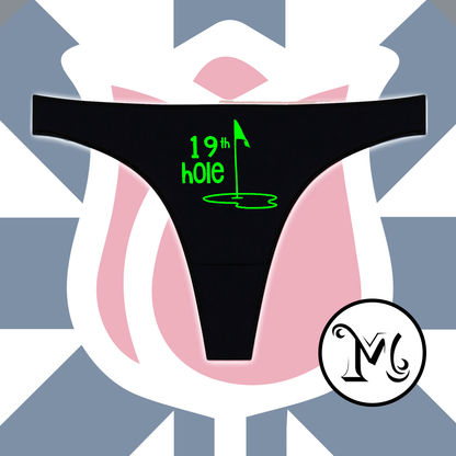 19th Hole Funny Golf Panties