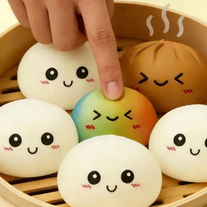 Expressive Dumpling Squishy -Fidget Toy
