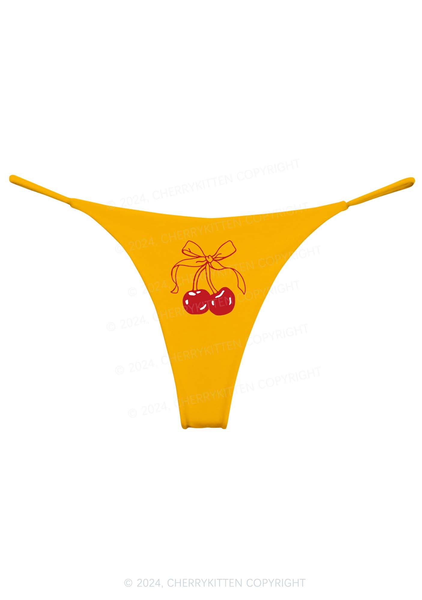 Bow Cherry Panties