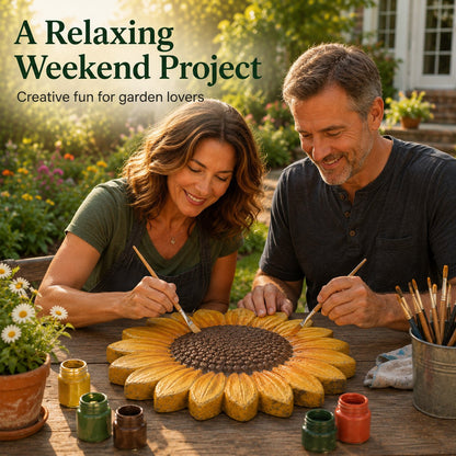 💥 LAST DAY 70% OFF - 🌻 Reusable Sunflower Stepping Stone Mold (📦Buy 2 Free Shipping)