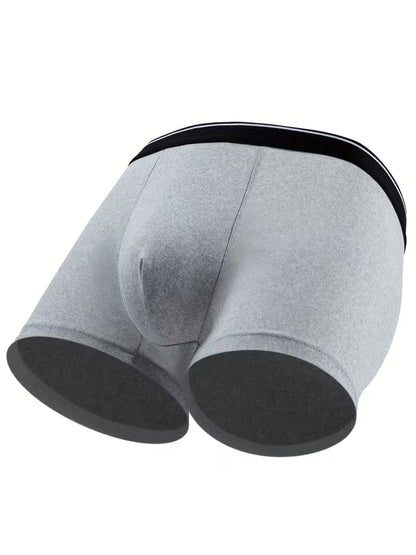 10pcs Set of Men's Classic Black and White Gray Flat Angle Underwear