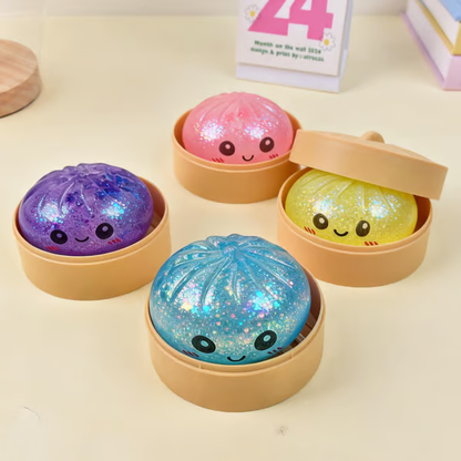 Expressive Dumpling Squishy -Fidget Toy