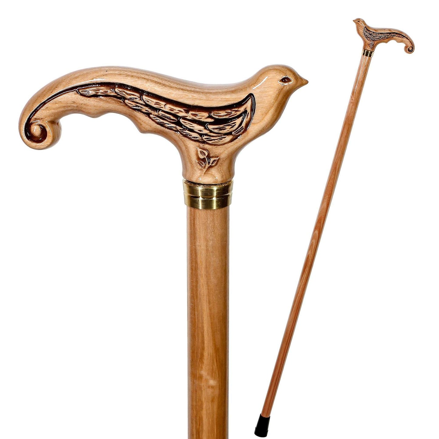 Swallow Light Wood – Classic Wooden Walking Cane
