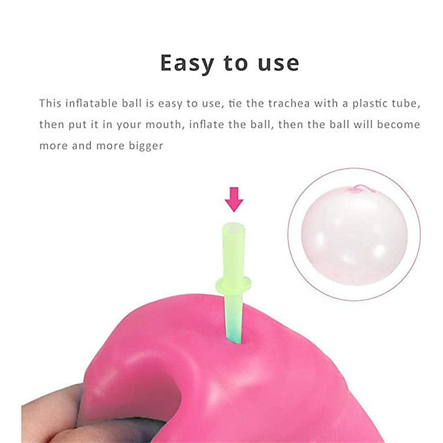 Bouncy Ball Elastic Super Large Beach Balloon Inflatable Funny Toy Ball for Garden Outdoor Indoor Play Christmas Gift