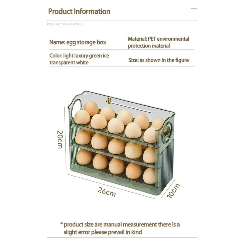 Egg Storage Organizer for Refrigerator
