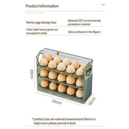 Egg Storage Organizer for Refrigerator