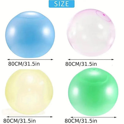 Bouncy Ball Elastic Super Large Beach Balloon Inflatable Funny Toy Ball for Garden Outdoor Indoor Play Christmas Gift