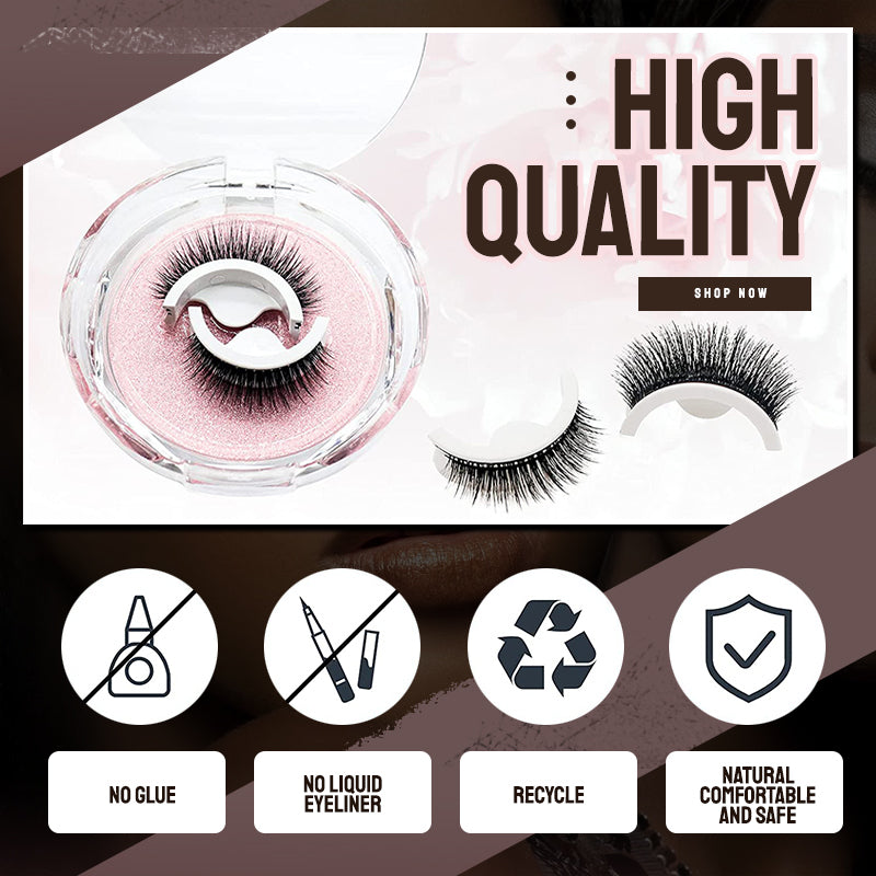 🎁Hot Sale 49% OFF✨👀Waterproof & Reusable Self-Adhesive Eyelashes