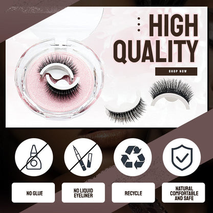 🎁Hot Sale 49% OFF✨👀Waterproof & Reusable Self-Adhesive Eyelashes