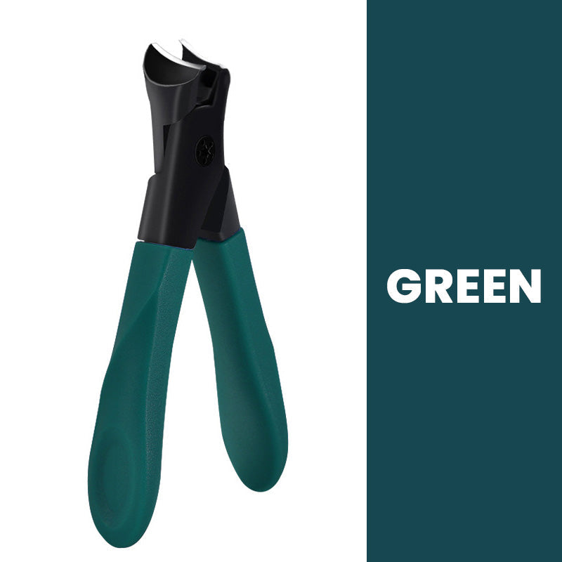 🔥New Hot Selling💥Wide Mouth Angled Nail Clippers --🍃Anti-Splash & Heavy Duty✨