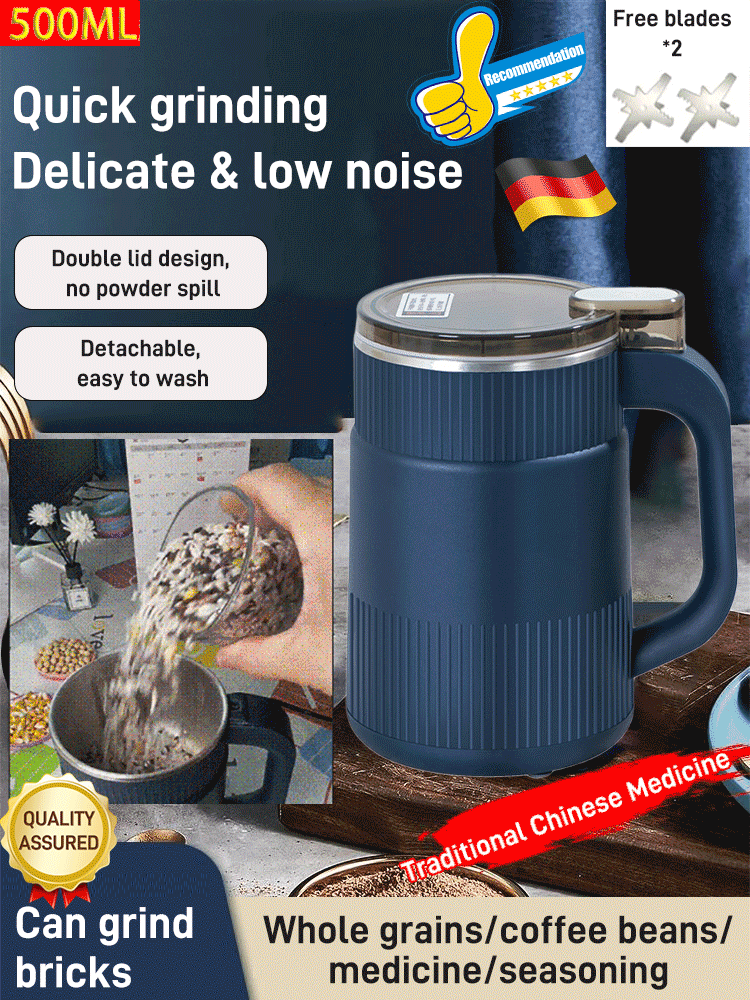 🎁Hot Sale 50% OFF⏳Large Capacity Electric High Speed Crushing and Grinding Cup 🫘