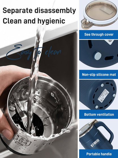 🎁Hot Sale 50% OFF⏳Large Capacity Electric High Speed Crushing and Grinding Cup 🫘