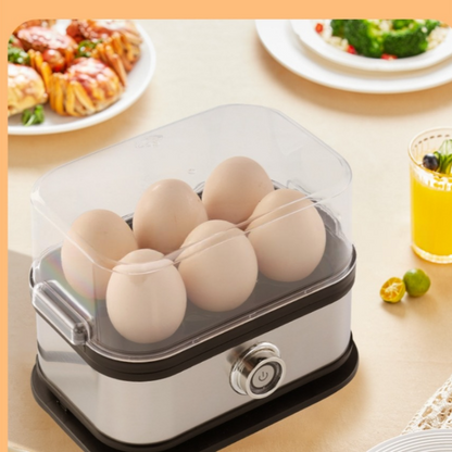 🎉2026 HOT SALE 50% OFF🎉Multifunctional Egg Steamer with Clear Lid