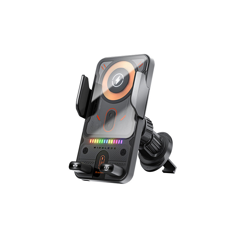 🔥HOT SALE 50% OFF🎁⚡Over 50K Sold! 📱Smart 2-in-1 Car Rotating Mobile Phone Holder & Wireless Charger⚡