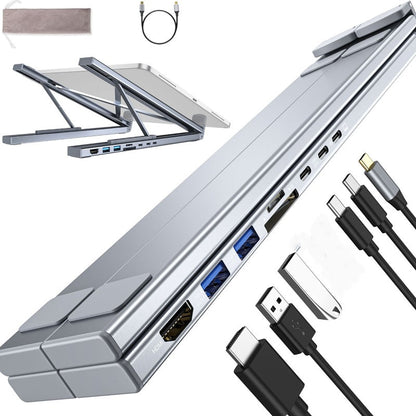 🔥Limited Time Promotion 50% OFF💥Limited-time offer-USB-C Docking Station Laptop Stand with 4K HDMI