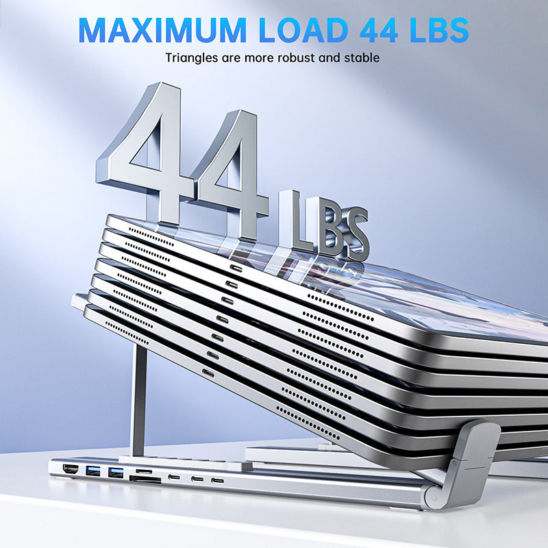 🔥Limited Time Promotion 50% OFF💥Limited-time offer-USB-C Docking Station Laptop Stand with 4K HDMI