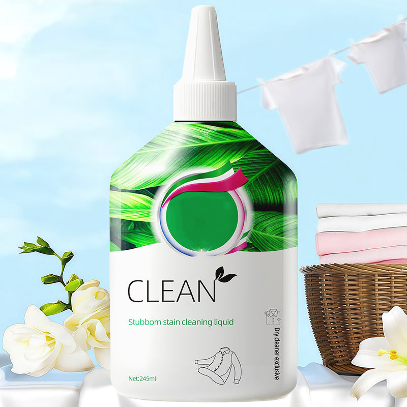 👕✨ Powerful Stain Remover for Clothes - Erases Grease, Wine, Ink Stains in Seconds, Gentle on Fabrics 🧴🔥