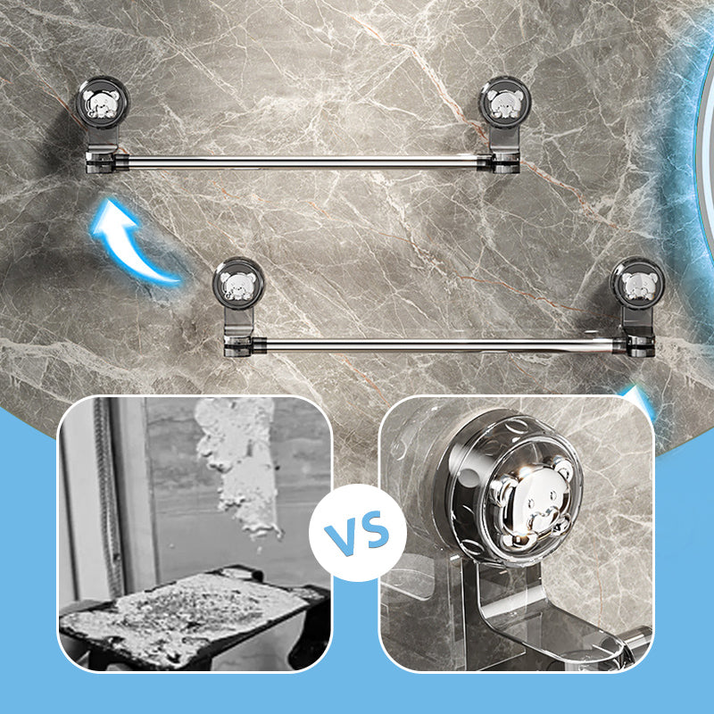 🛁 50% OFF LIMITED TIME! ✨ Adjustable Suction Cup Towel Bar - No Drill Installation & Rust-Proof Design for Bathroom Organization 🧻🔩