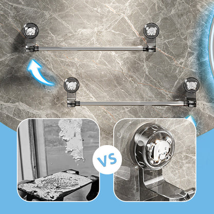 🛁 50% OFF LIMITED TIME! ✨ Adjustable Suction Cup Towel Bar - No Drill Installation & Rust-Proof Design for Bathroom Organization 🧻🔩