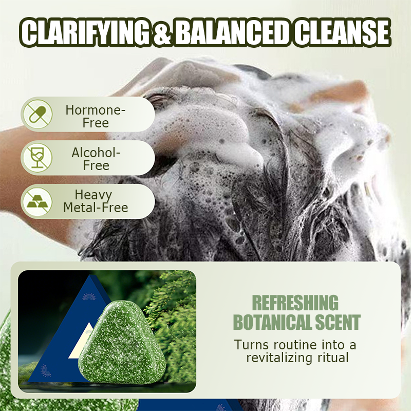 ⏳Limited-time 50% off⏰Natural Shampoo Bar For Strengthening Hair