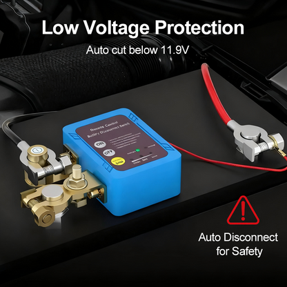 ⚡ Start your car smart! Wireless Battery Disconnect Switch – Anti-theft, energy-saving & super convenient!