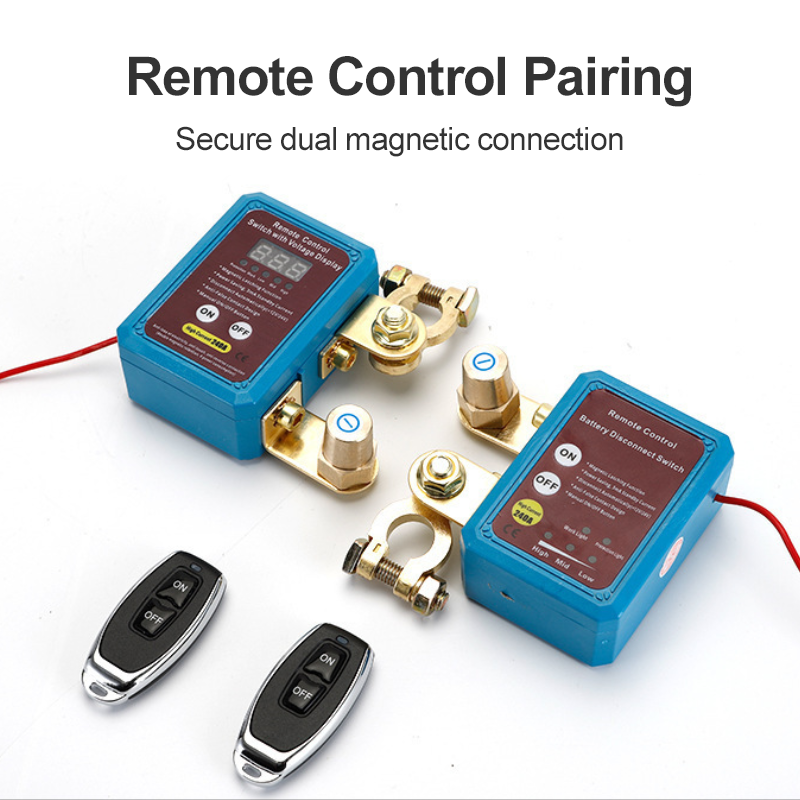 ⚡ Start your car smart! Wireless Battery Disconnect Switch – Anti-theft, energy-saving & super convenient!