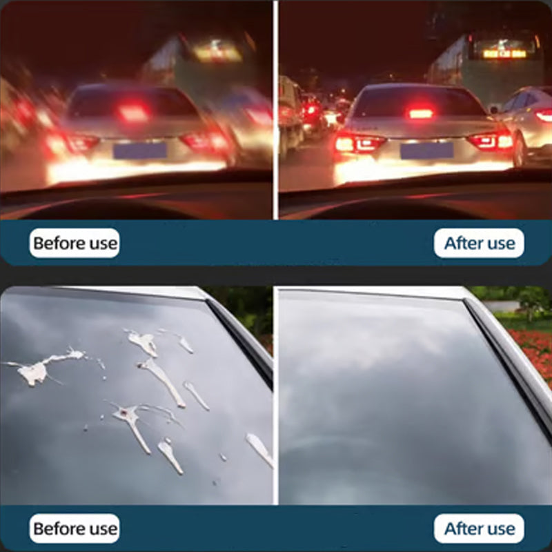 🚗 ✨ CAR GLASS CLEANING SPONGE - Effortless Scrubbing & Streak-Free Shine, Gentle on Tinted Windows and Mirrors, Quick-Drying Formula 🌟🧽