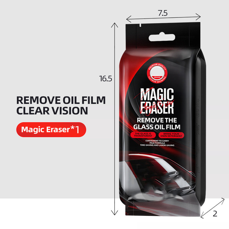 🚗 ✨ CAR GLASS CLEANING SPONGE - Effortless Scrubbing & Streak-Free Shine, Gentle on Tinted Windows and Mirrors, Quick-Drying Formula 🌟🧽