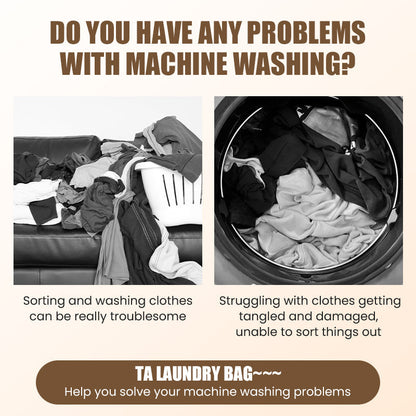 Portable Mesh Laundry Bags with Handle