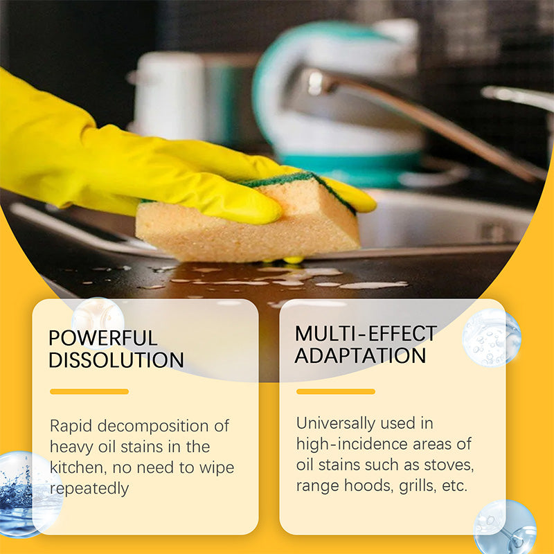 🔥Buy 2, get 1 free! Powerful Degreasing Kitchen Cleaner – Non-Toxic, Fast-Acting & Multifunctional 🧼✨