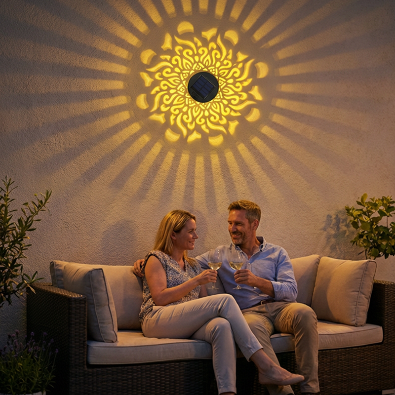 💓💓Surprise Price: Only $8.99!!🔥Solar-Powered Mandala Projector Light🎁🏠