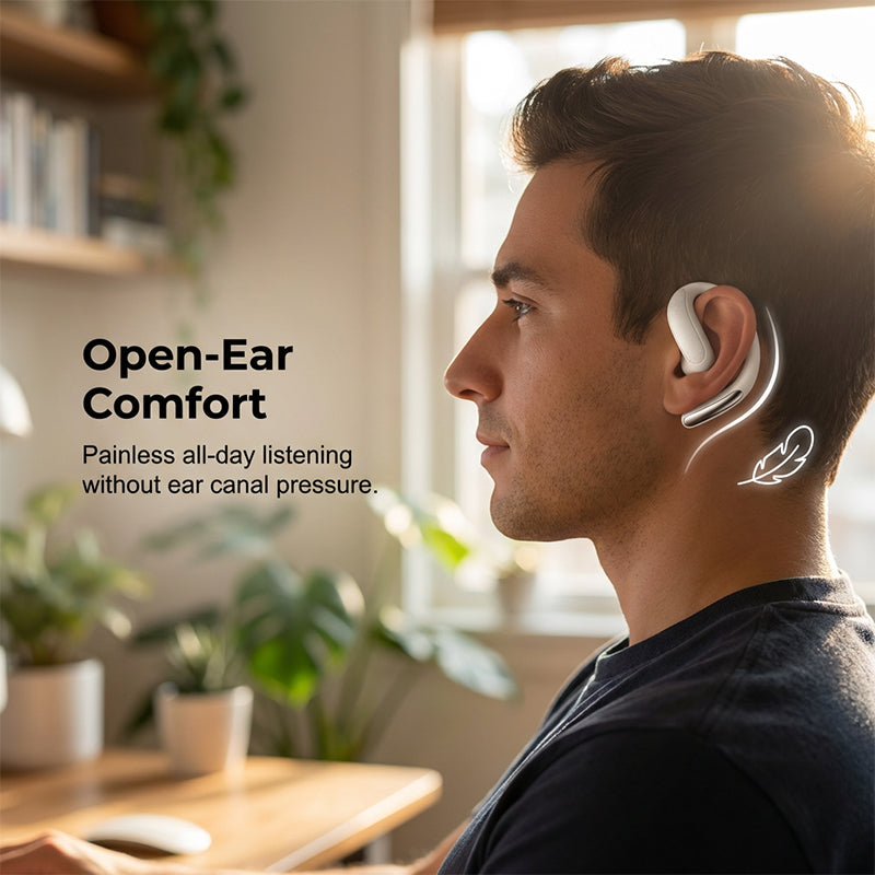 🎧 Ear-Hook Wireless Bluetooth Earphones – Secure Fit, Clear Sound & Hands-Free Convenience 🔊✨