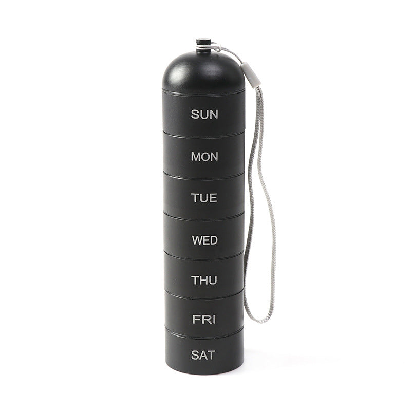 🔥HOT SALE 50% OFF✨7-Day Waterproof Portable Metal Travel Pill Organizer
