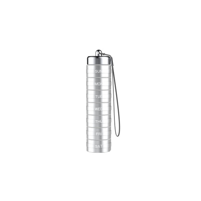 🔥HOT SALE 50% OFF✨7-Day Waterproof Portable Metal Travel Pill Organizer