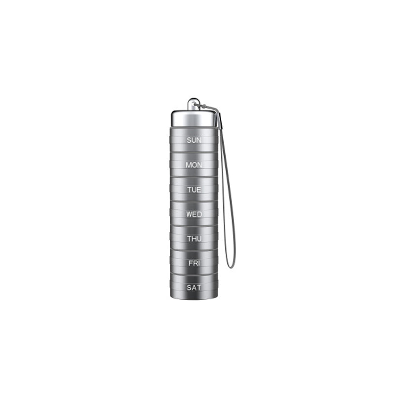 🔥HOT SALE 50% OFF✨7-Day Waterproof Portable Metal Travel Pill Organizer