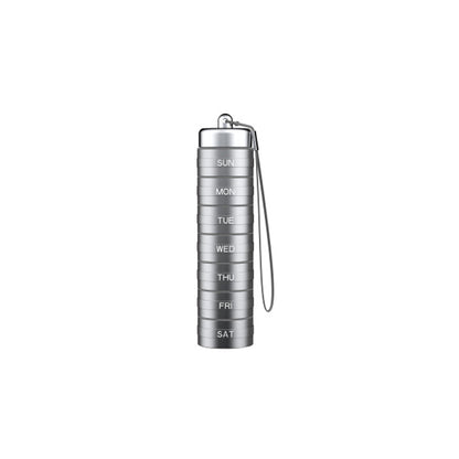 🔥HOT SALE 50% OFF✨7-Day Waterproof Portable Metal Travel Pill Organizer