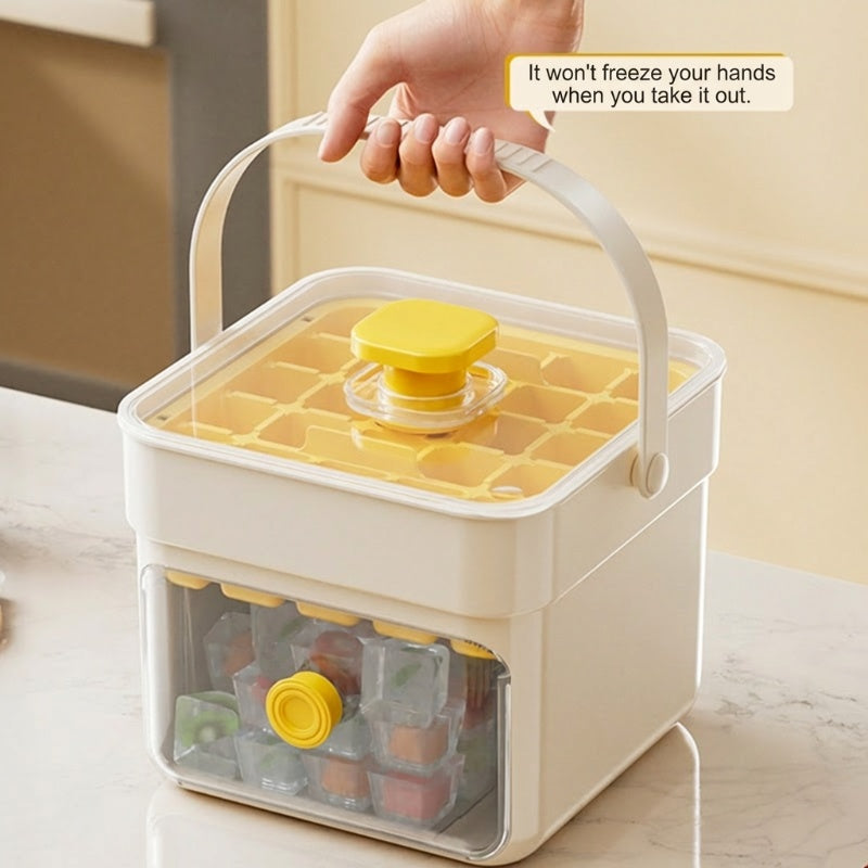 🔥HOT SALE 50%OFF🔥⏱️ Instant Ice Cubes in Seconds – Just Press & Release! 🧊✨