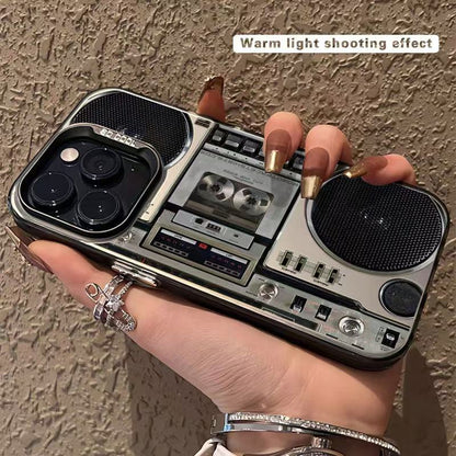 🔥Hot Sale 50% OFF🌟📼 Retro Cassette Player Pattern Silicone Phone Case Applicable to the iPhone
