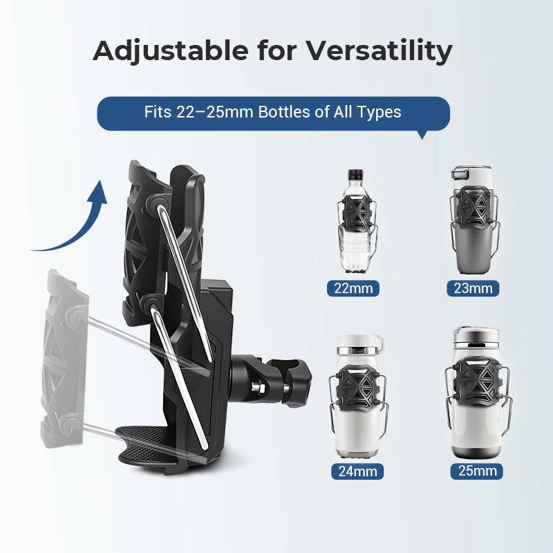 🥳2026 HOT SALE🥳💞50K+ SOLD!🎁🔥 50% OFF! Adaptive Cycling Bottle Holder – Fits various bottle sizes, grips tight on bumpy rides. Easy one‑hand access. Stay hydrated without stopping. 🚴‍♂️💧