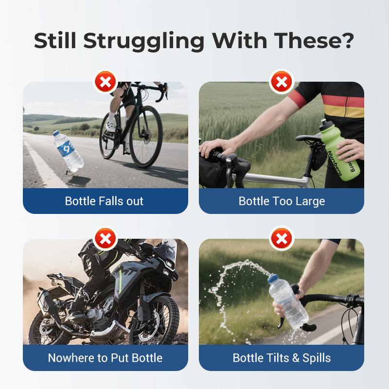 🥳2026 HOT SALE🥳💞50K+ SOLD!🎁🔥 50% OFF! Adaptive Cycling Bottle Holder – Fits various bottle sizes, grips tight on bumpy rides. Easy one‑hand access. Stay hydrated without stopping. 🚴‍♂️💧