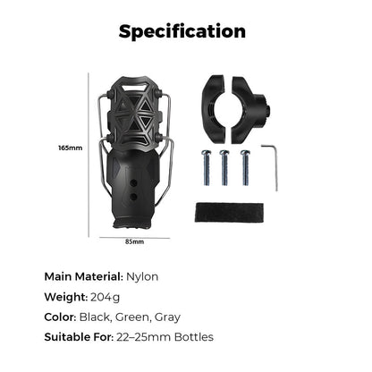 🥳2026 HOT SALE🥳💞50K+ SOLD!🎁🔥 50% OFF! Adaptive Cycling Bottle Holder – Fits various bottle sizes, grips tight on bumpy rides. Easy one‑hand access. Stay hydrated without stopping. 🚴‍♂️💧