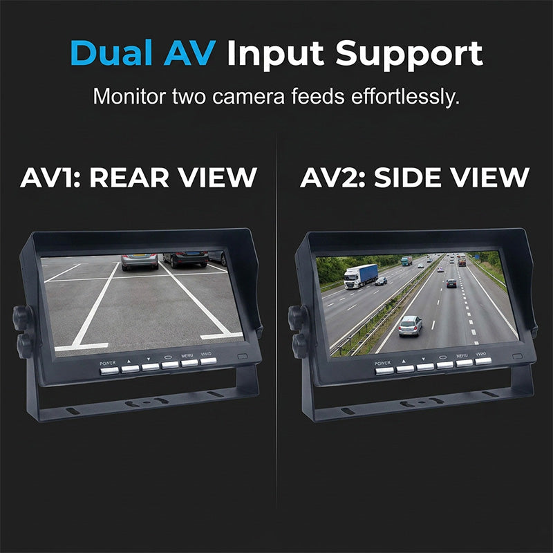 ⏳Time-Limited Special⏰7″ Wireless Backup Camera System – Stable 2.4G signal, 12V‑24V. Perfect for trucks & RVs. 🛡️✨