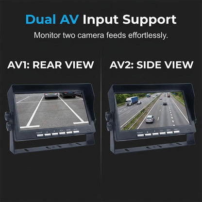 ⏳Time-Limited Special⏰7″ Wireless Backup Camera System – Stable 2.4G signal, 12V‑24V. Perfect for trucks & RVs. 🛡️✨