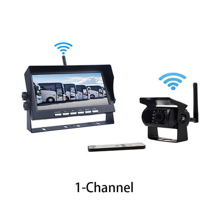 ⏳Time-Limited Special⏰7″ Wireless Backup Camera System – Stable 2.4G signal, 12V‑24V. Perfect for trucks & RVs. 🛡️✨